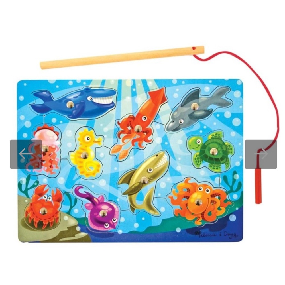 Melissa&Doug Sea Life Magnetic Puzzle & Fat Brain Animal Shape Puzzle Bundle - Picture 2 of 10